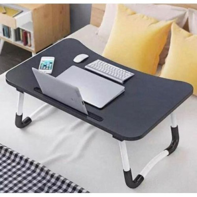 Generic Table de lit Multifonctions pour ordinateur portable & fixe - Noir/Blanc